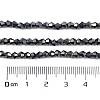 Transparent Electroplate Glass Beads Strands EGLA-A039-T3mm-UA13-4