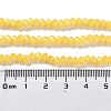 Baking Painted Imitation Jade Glass Bead Strands X-DGLA-A034-J4MM-A30-3