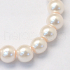 Baking Painted Pearlized Glass Pearl Round Bead Strands HY-Q003-10mm-41-2