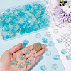 SUNNYCLUE 200Pcs Acrylic Bead Caps OACR-SC0001-83D-3