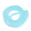 Baking Painted Glass Beads Strands DGLA-N007-01H-2