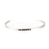 201 Stainless Steel Cuff Bangles BJEW-Q685-01-2