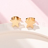 Ion Plating(IP) 304 Stainless Steel Ear Studs X-EJEW-P045-05G-1