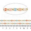 Ion Plating(IP) Brass Enamel Link Chains CHC-A008-01G-02-3