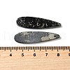 Natural Pyrite Pendants G-L617-G05-10x40mm-3