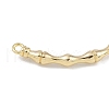 Brass Bamboo Stick Connector Charms KK-U020-03G-2