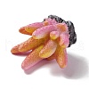 Resin Imitation Coral Ornaments DJEW-G026-07B-3