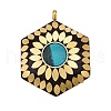 Polymer Clay Big Pendants IPDL-F027-13-2