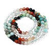 Natural Mixed Gemstone Beads Strands G-D080-A01-01-28-2