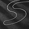 Brass Round Snake Chain Necklaces X-MAK-T006-11B-S-3