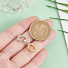   2Pcs 2 Colors 925 Sterling Silver Twister Clasps STER-PH0001-82-3