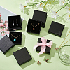 Lichee Textured Cardboard Jewelry Boxes CON-WH0089-100-5