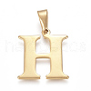 304 Stainless Steel Pendants STAS-F106-95G-H-1