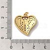 Rack Plating Brass Micro Pave Cubic Zirconia Pendants KK-K377-78G-3