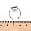 304 Stainless Steel Cuff Ring Components RJEW-H250-03A-P-3