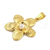 Ion Plating(IP) 304 Stainless Steel Pendants STAS-U024-G-02B-2