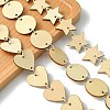50Pcs Undyed Wood Connector Charms WOOD-FS0001-12A-4