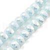 AB Color Plate Glass Beads Strands EGLA-P051-02A-B05-2