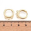 Brass Hoop Earring Finding KK-N261-62G-3