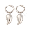 Non-Tarnish 304 Stainless Steel Hoop Earrings for Women EJEW-Z057-14P-04-1