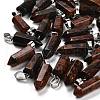 Natural Mahogany Obsidian Pendants G-Z067-07P-17-1