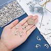 SUPERFINDINGS 150Pcs Tibetan Style Alloy Pendants TIBE-FH0001-16-3