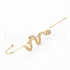 Snake Stud Earring EJEW-N099-012-NF-3