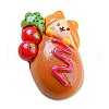 Opaque Resin Imitation Food Decoden Cabochons CRES-P026-D01-1