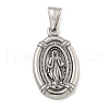 316 Surgical Stainless Steel Pendants STAS-E212-110AS-1