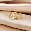 925 Sterling Silver Finger Rings for Women RJEW-C133-03G-1