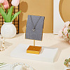 Velvet & Alloy Earrings Display Stands ODIS-WH0061-69A-4
