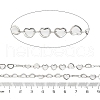 304 Stainless Steel Heart Link Chains CHS-A016-34B-P01-2
