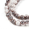 Transparent Baking Painted Glass Beads Strands DGLA-N009-8mm-08-4