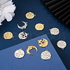 Biyun 16Pcs 8 Style Rack Plating 304 Stainless Steel Pendants STAS-BY0001-13-15