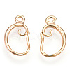 Brass Earring Hooks X-KK-I649-05G-NF-1