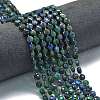 Natural Chrysocolla and Lapis Lazuli Beads Strands G-K389-B81-01-1