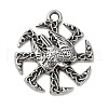 Tibetan Style Alloy Pendants FIND-G067-03AS-1