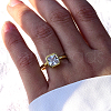 925 Sterling Silver Pave Cubic Zirconia Finger Rings for Women PC3242-2-2