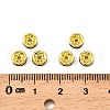 Brass Grade A Rhinestone Spacer Beads RSB036NF-12G-2