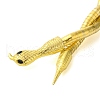 Adjustable Iron Snake Wrap Bangles BJEW-U004-03A-G-4