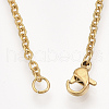 201 Stainless Steel Pendant Necklaces NJEW-T009-JN060-2-40-3
