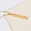 304 Stainless Steel Word Constellation Pendant Necklaces FS-WGAAB2A-06-1