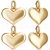 Beebeecraft 10Pcs Rack Plating Brass Charms KK-BBC0014-27G-1