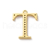 Rack Plating Brass Micro Pave Cubic Zirconia Pendant KK-H449-76G-07-3