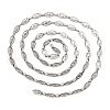 304 Stainless Steel Oval Link Chains CHS-S012-25P-2