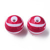 Opaque Striped Acrylic Beads MACR-S373-27C-03-2