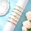 6Pcs Adjustable Nylon Cord Braided Beads Bracelets BJEW-MZ00168-1