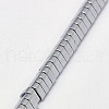 Electroplate Non-magnetic Synthetic Hematite Beads Strands G-J174-3x3mm-01-3