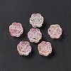 Electroplated Glass Beads GLAA-G090-01A-1