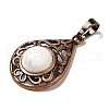 Natural Howlite Pendants G-H065-02R-15-2